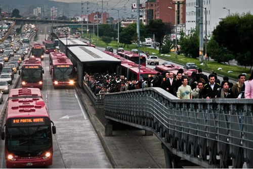 Bus Rapid Transport in Bogota, Colombia
