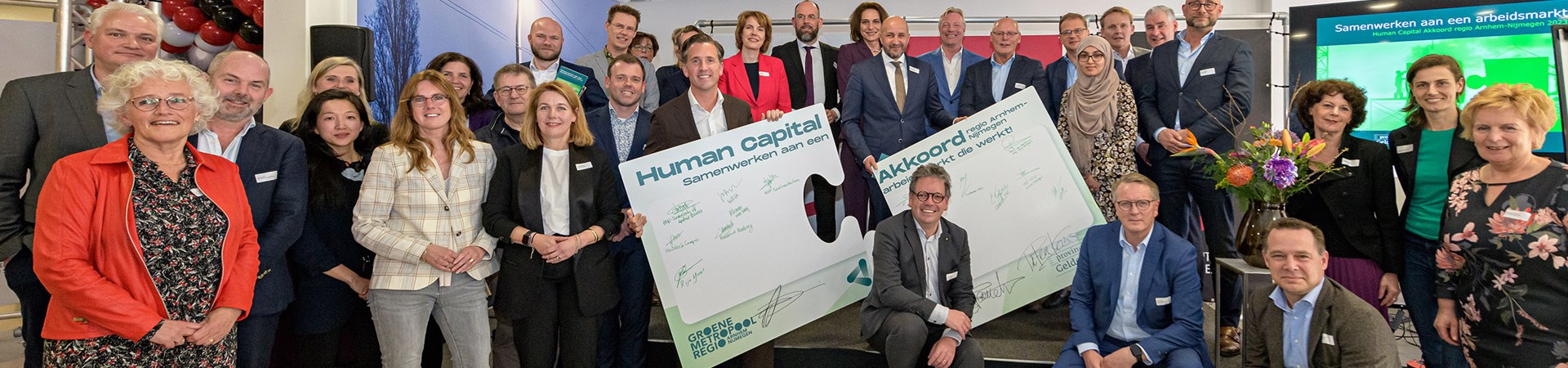 Ondertekening Human Capital Akkoord Regio Arnhem Nijmegen